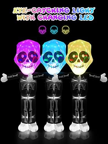 KALOLARY 8FT Ghost Halloween Yard Inflatable - display detail