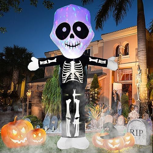KALOLARY 8FT Ghost Halloween Yard Inflatable - package contents