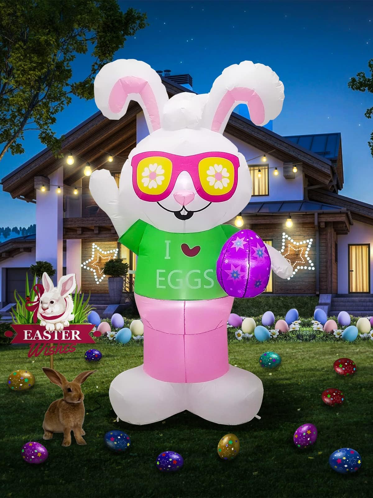 KALOLARY 1.8M Easter Holidays Yard Inflatable - detail view