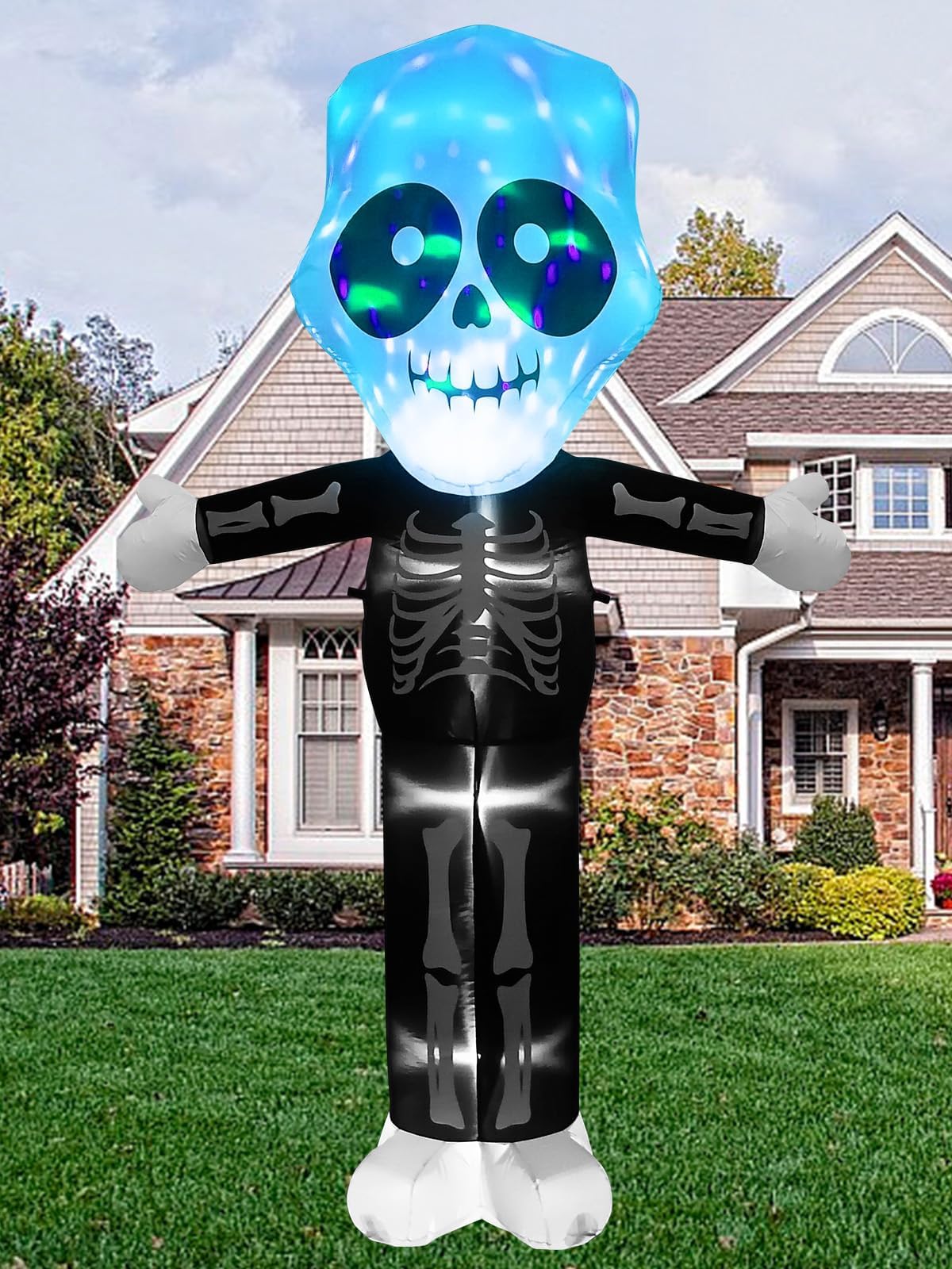 KALOLARY 8FT Ghost Halloween Yard Inflatable - detail view