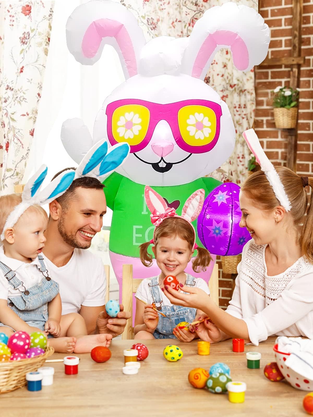 KALOLARY 1.8M Easter Holidays Yard Inflatable - package contents