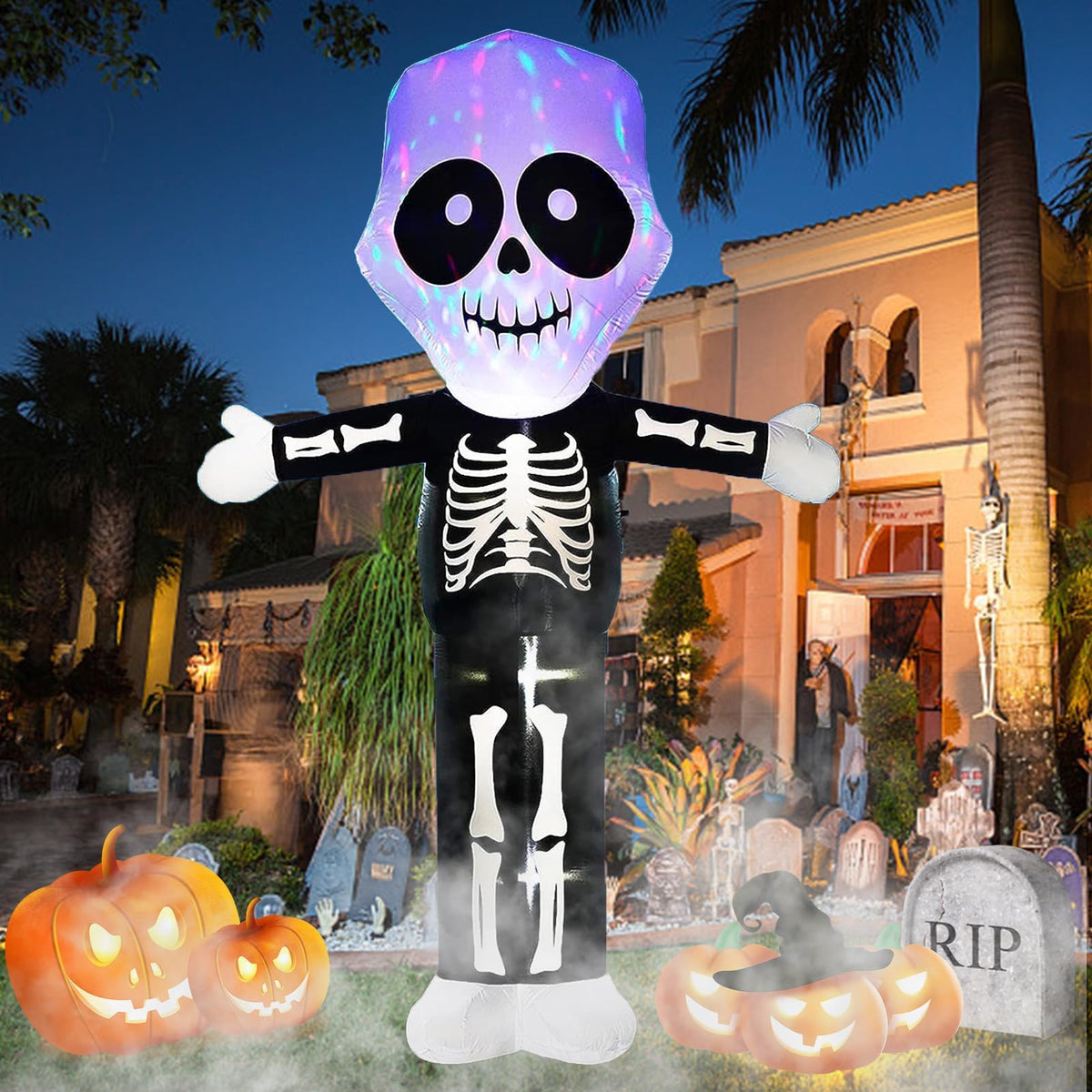 KALOLARY 8FT Ghost Halloween Yard Inflatable - main product view