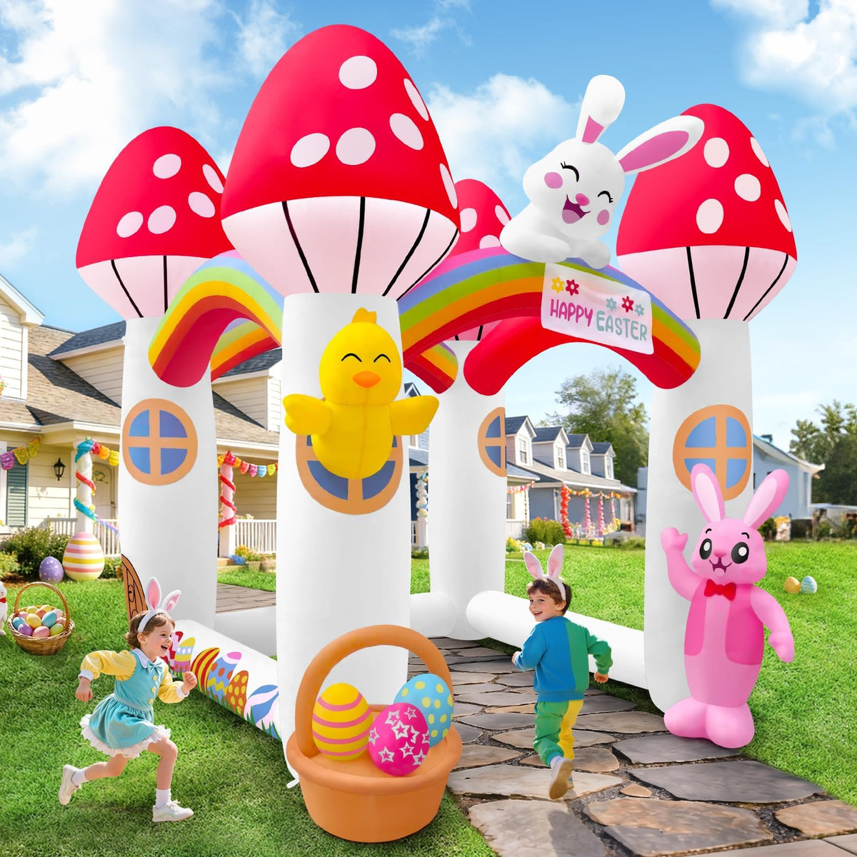 KALOLARY 10FT Easter Holidays Inflatable Archway - main product view