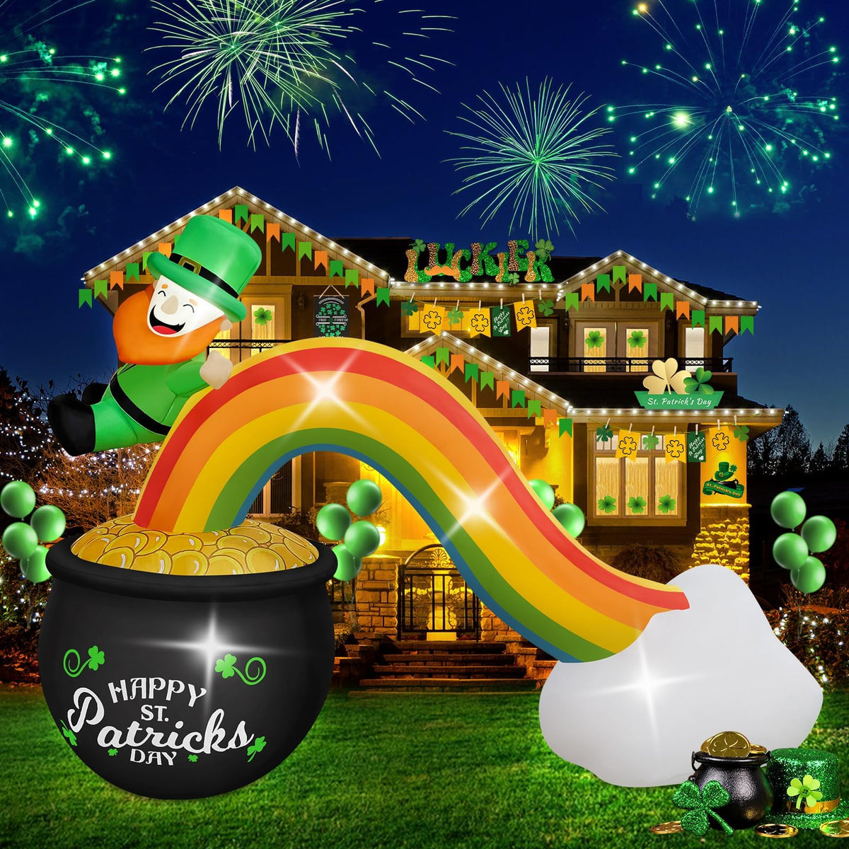 KALOLARY Infláveis De 7 Pés Para Decoração Exterior Holidays Inflatable Archway - main product view