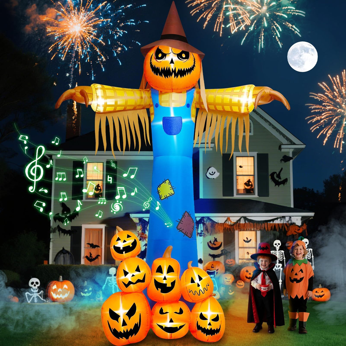 KALOLARY 12.5FT Pumpkin Halloween Yard Inflatable - main product view