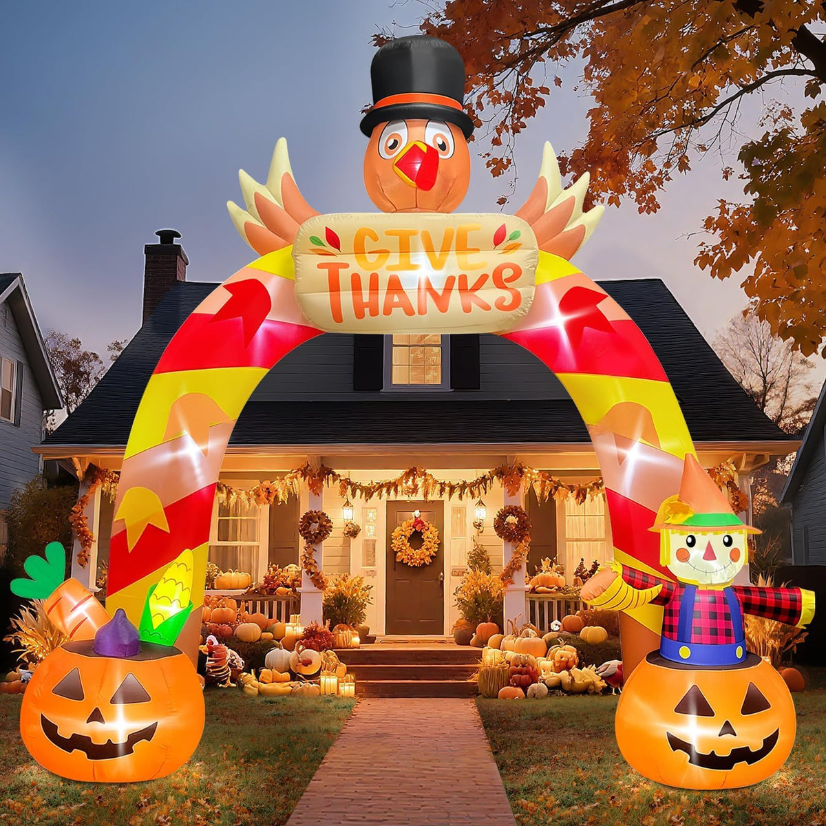 KALOLARY 12FT Turkey Holidays Inflatable Archway - detail view