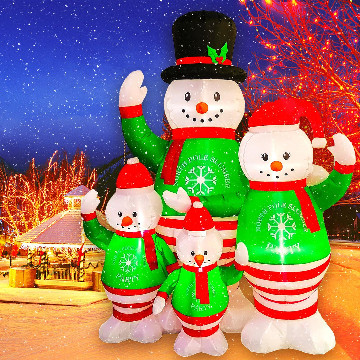 KALOLARY 6FT Snowman Christmas Yard Inflatable - main product view