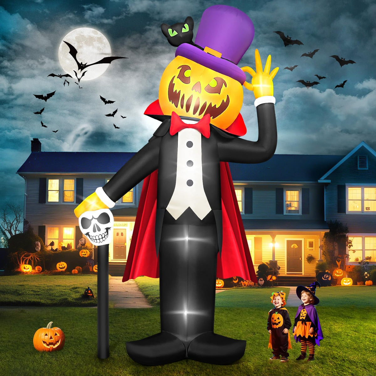 KALOLARY 14FT Pumpkin Halloween Yard Inflatable - main product view