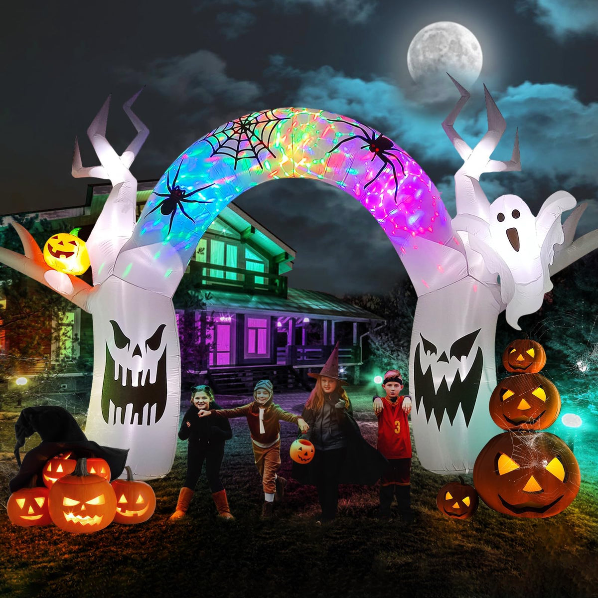 KALOLARY 10FT Pumpkin Halloween Yard Inflatable - main product view