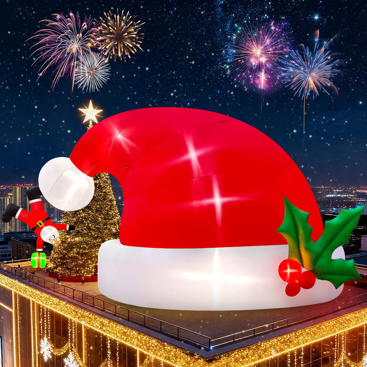 KALOLARY 20FT Santa Christmas Yard Inflatable - main product view