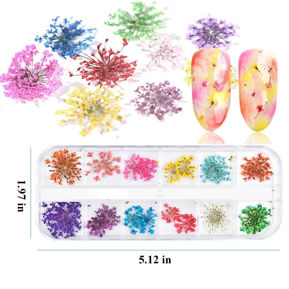 Kalolary Flowers Nail Art Decals