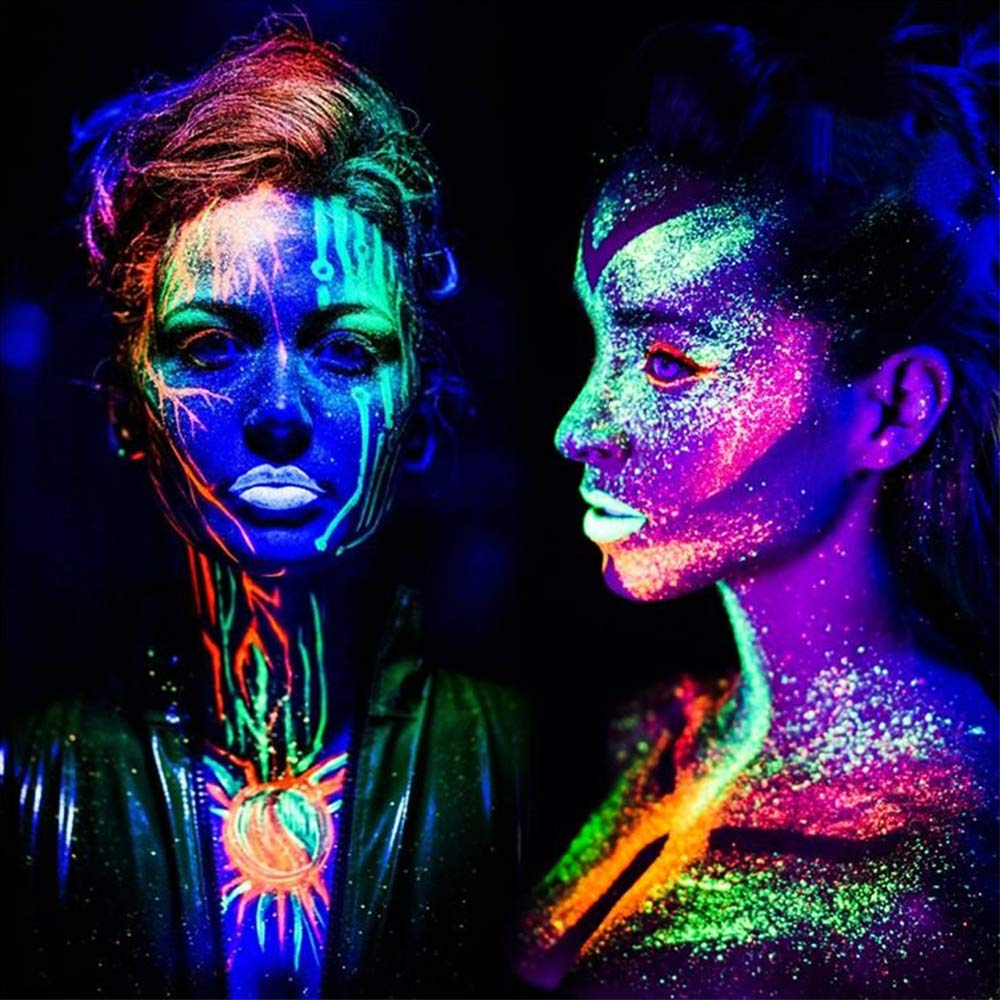 Kalolary 24 Colors Neon Eyeshadow Glow