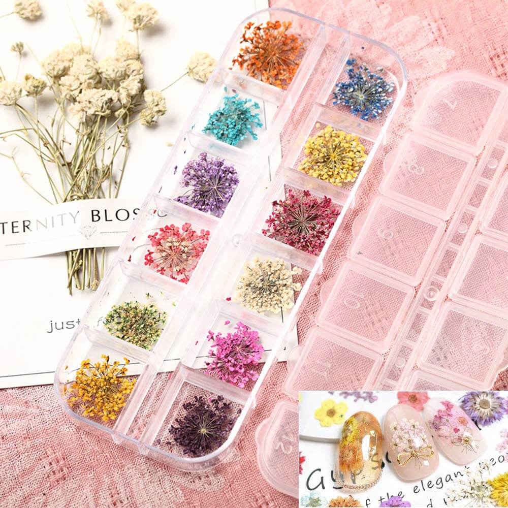 Kalolary Flowers Nail Art Decals