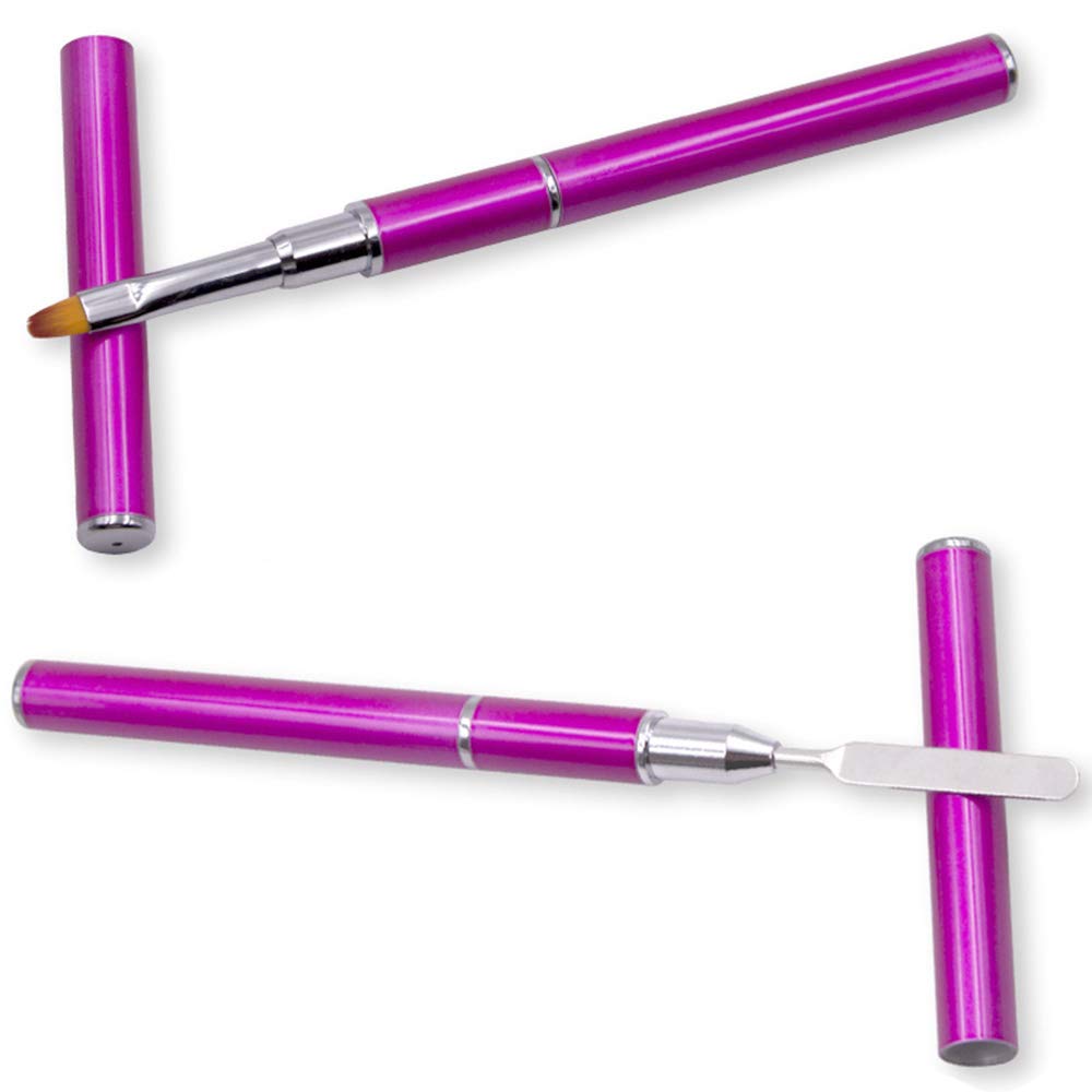 Kalolary 2Pcs Dual-Ended Polygel Nail Brush & Picker