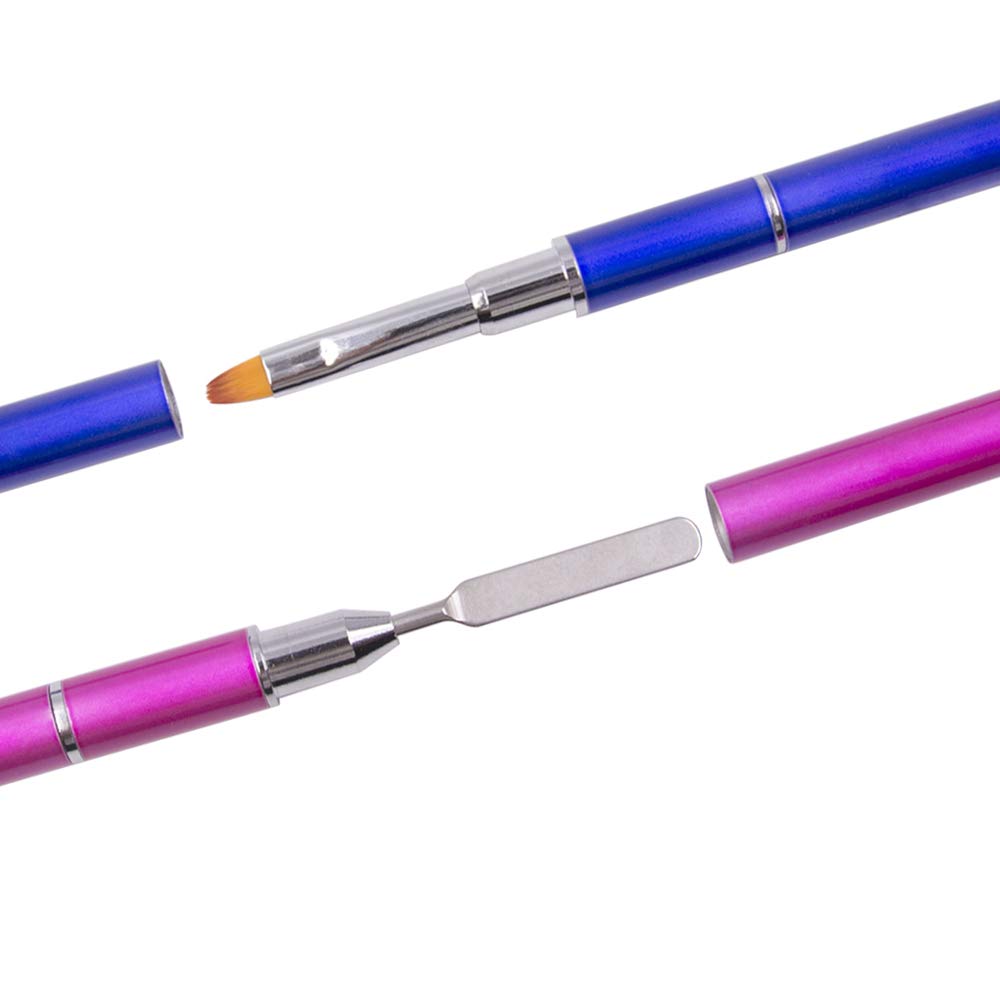 Kalolary 2Pcs Dual-Ended Polygel Nail Brush & Picker
