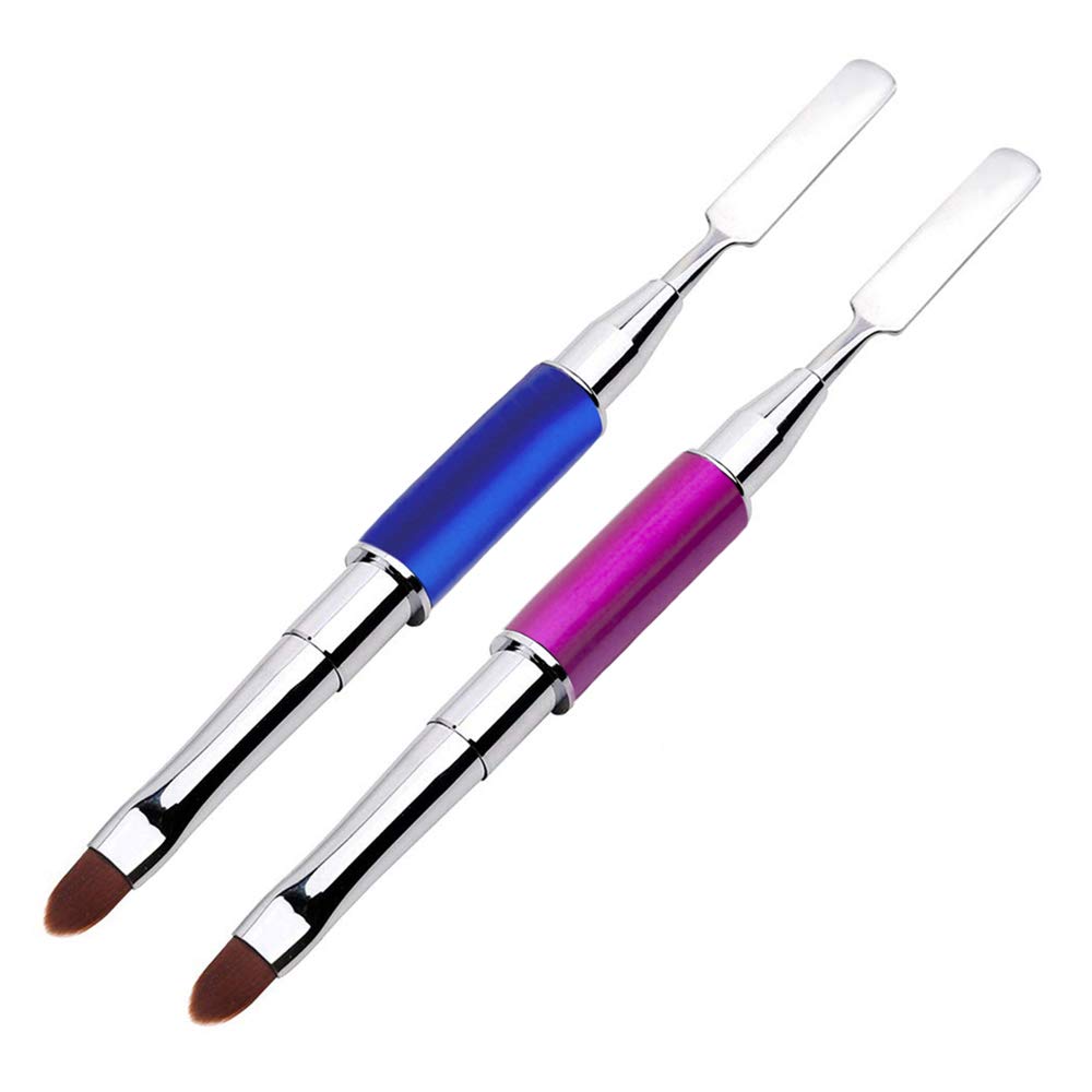 Kalolary 2Pcs Dual-Ended Polygel Nail Brush & Picker
