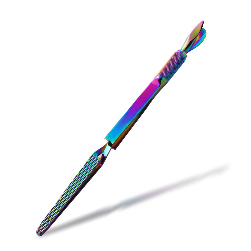 Kalolary Cuticle Cutter Pusher Stainless Steel Tweezers Tool
