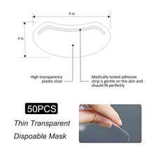 Load image into Gallery viewer, Kalolary 50 PCS Microblading Permanent Makeup Shower Face Shields Visors
