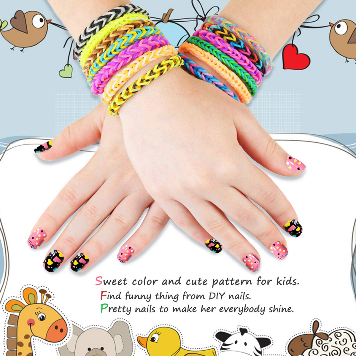 Kalolary kids False Nail 288PCS