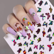 Load image into Gallery viewer, Kalolary Butterfly Nail Art Stickers Decals 12 Sheets
