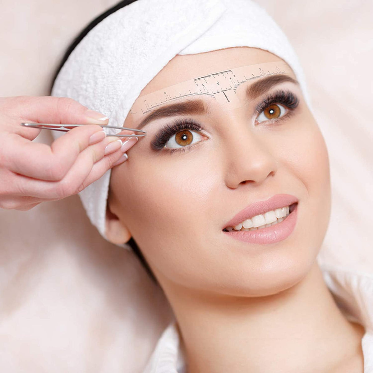 Kalolary Eyebrow Mapping String for Microblading with 100Pcs Eyebrow Ruler