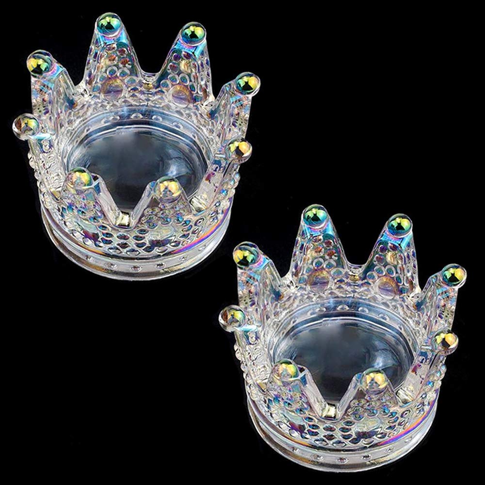 Kalolary 2Pcs Nail Art Dappen Dish