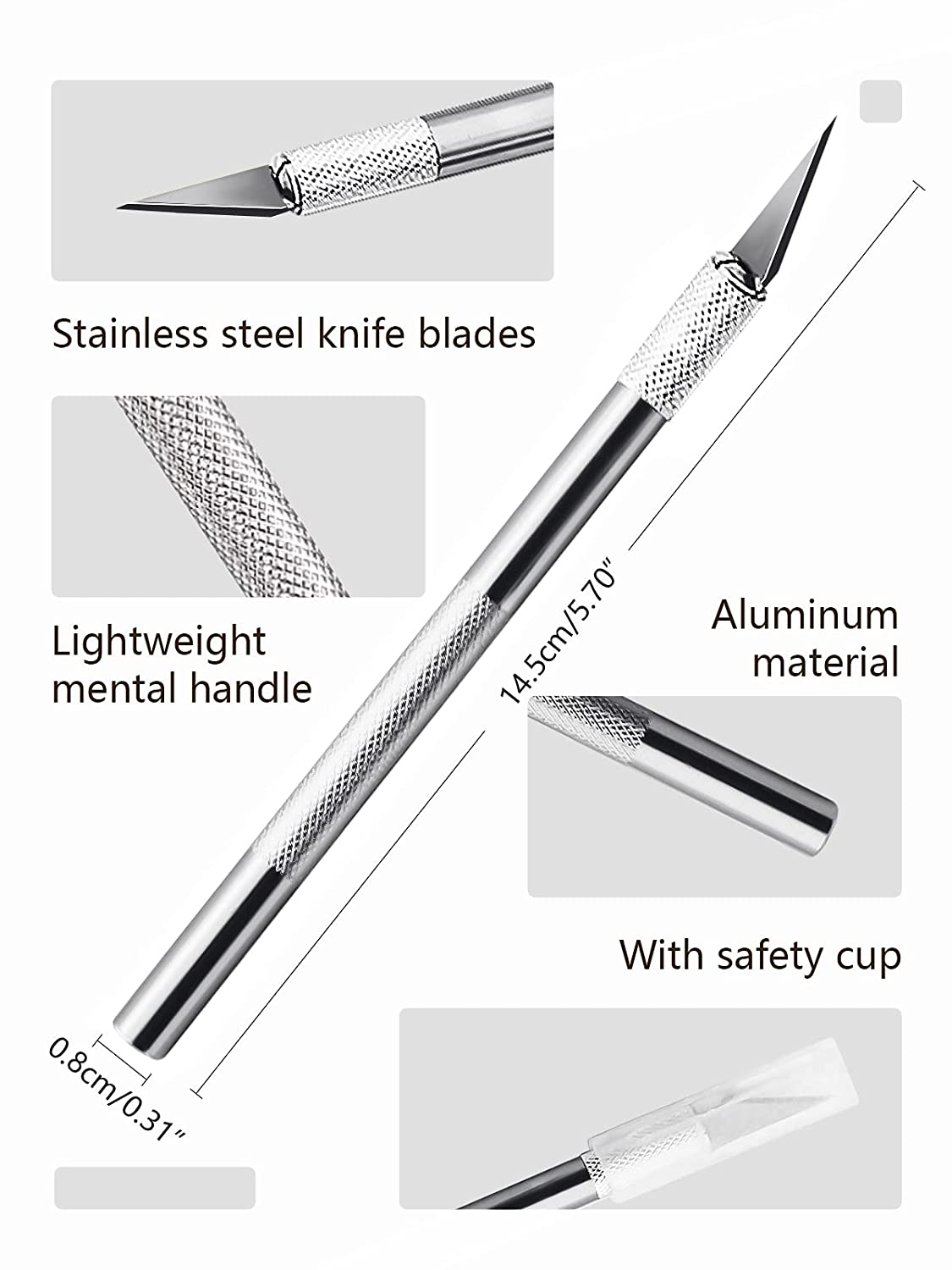 Kalolary 12 PCS French Nail Trimmer (Silver)