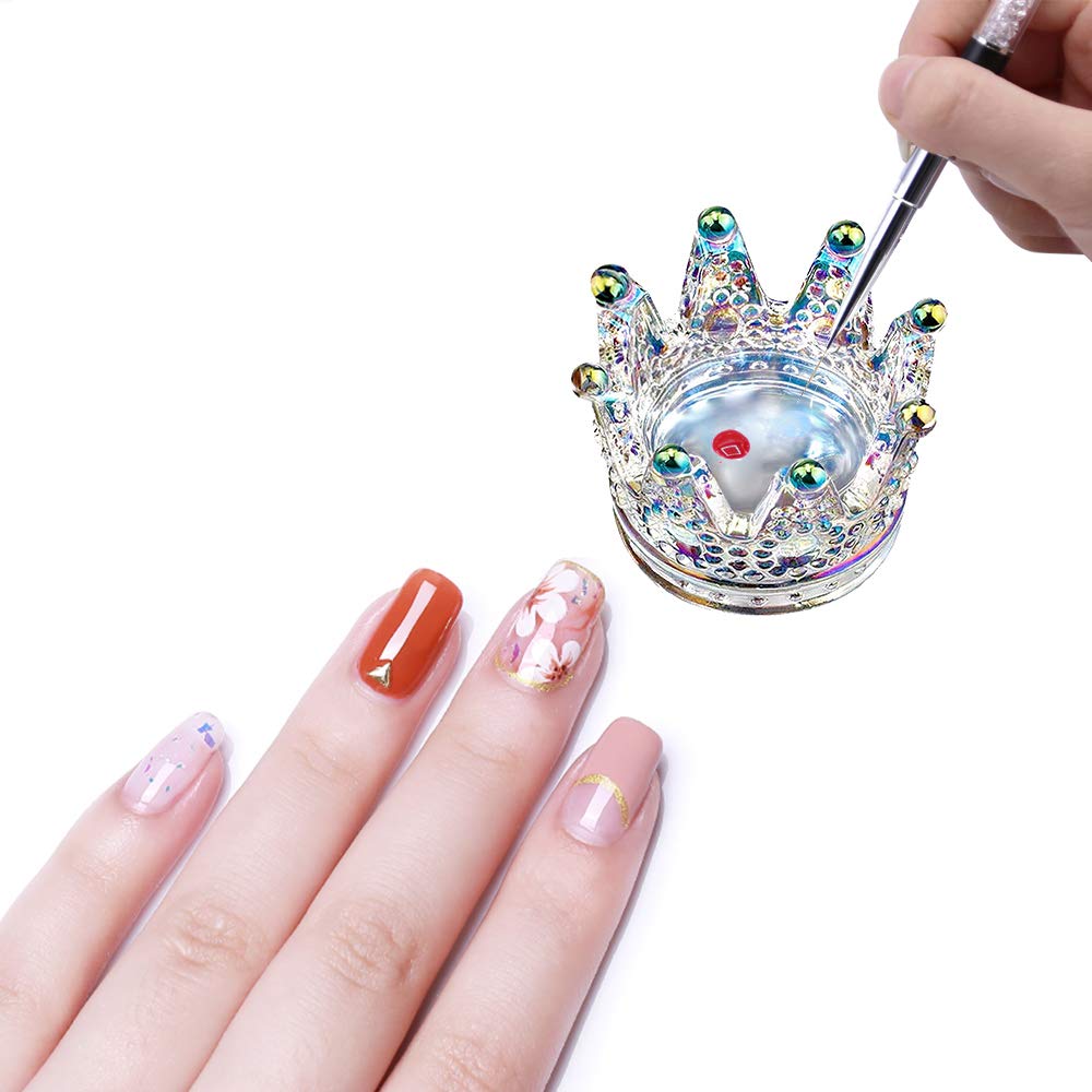 Kalolary 2Pcs Nail Art Dappen Dish