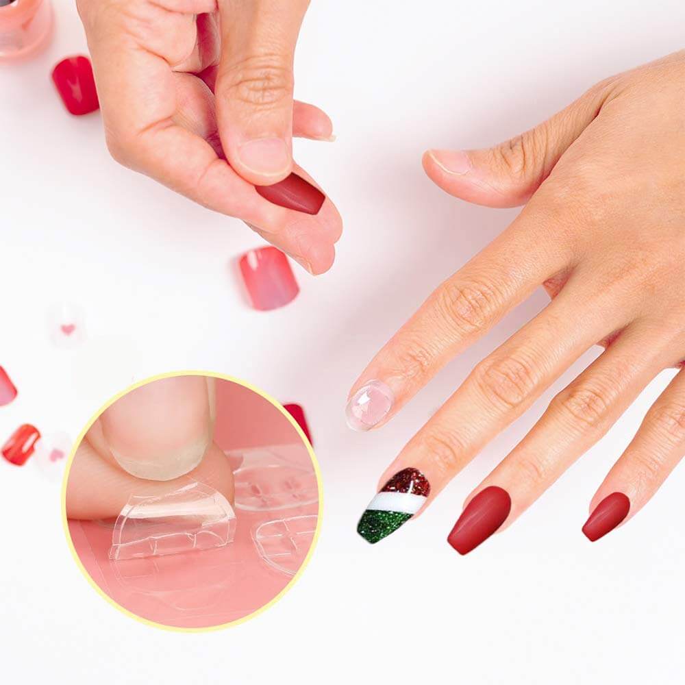 Kalolary Double-Side Nail Glue Sticker