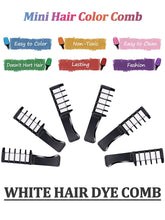 Load image into Gallery viewer, Kalolary White Hair Chalk Comb 10 PCS
