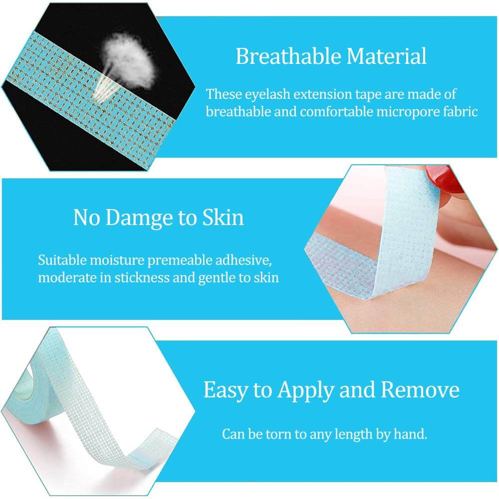 Kalolary 6 Rolls Eyelash Extension Tape