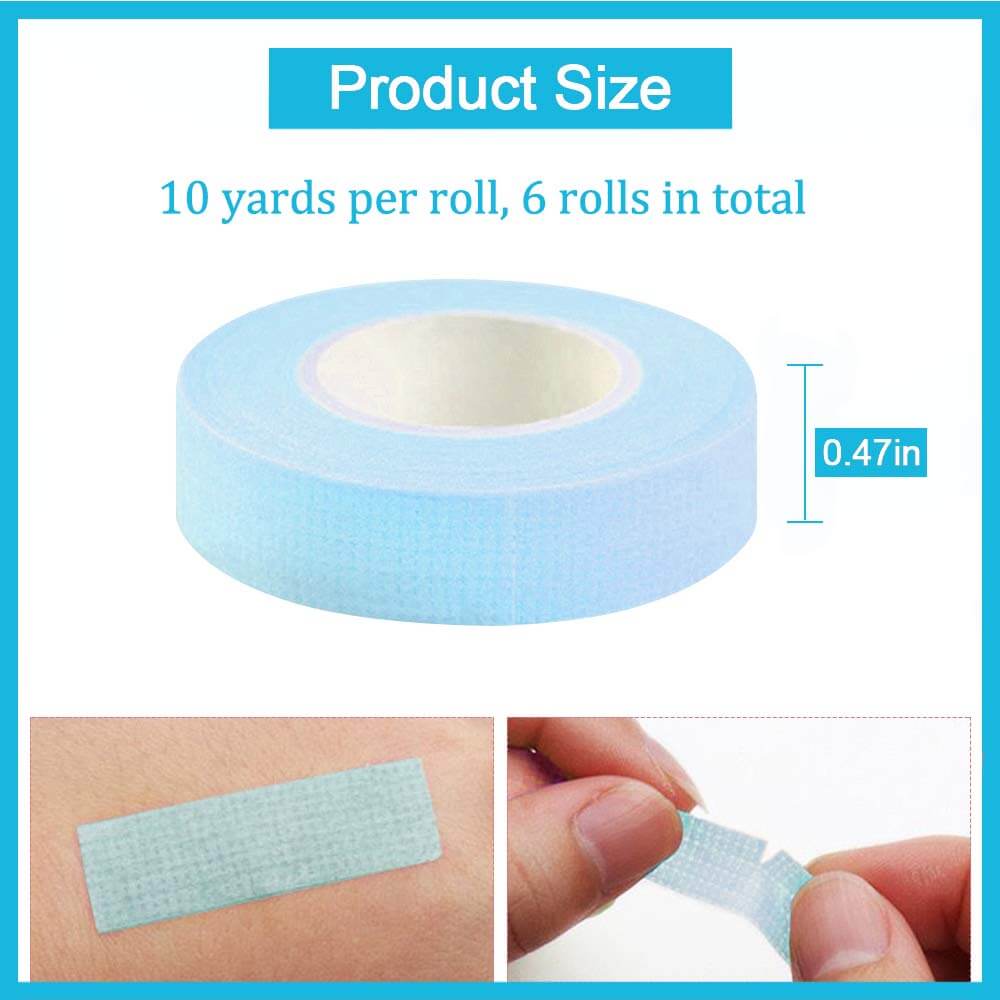Kalolary 6 Rolls Eyelash Extension Tape