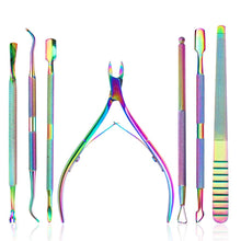 Load image into Gallery viewer, Kalolary 7Pcs Cuticle Nippers and Cutter Kit
