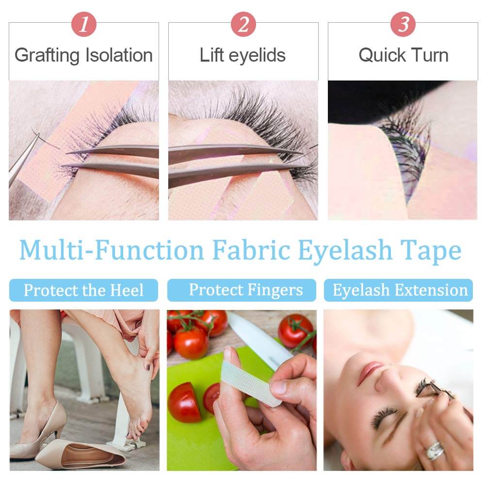 Kalolary 6 Rolls Eyelash Extension Tape