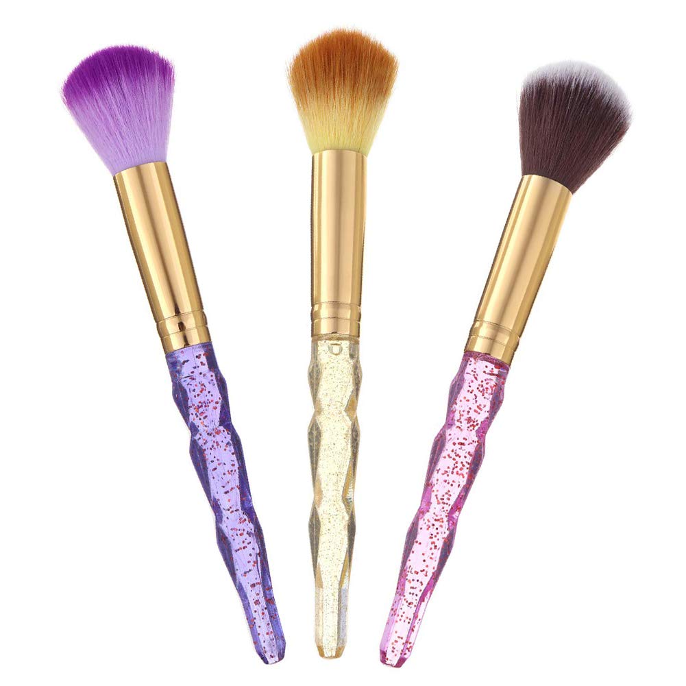Kalolary 3 Pcs Nail Dust Brush （B）