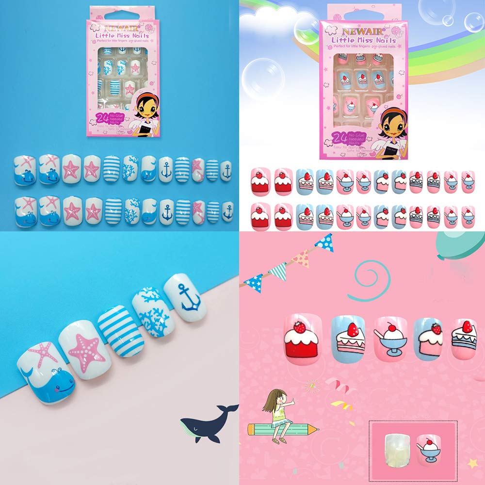 Kalolary Kids False Nail 144 PCS
