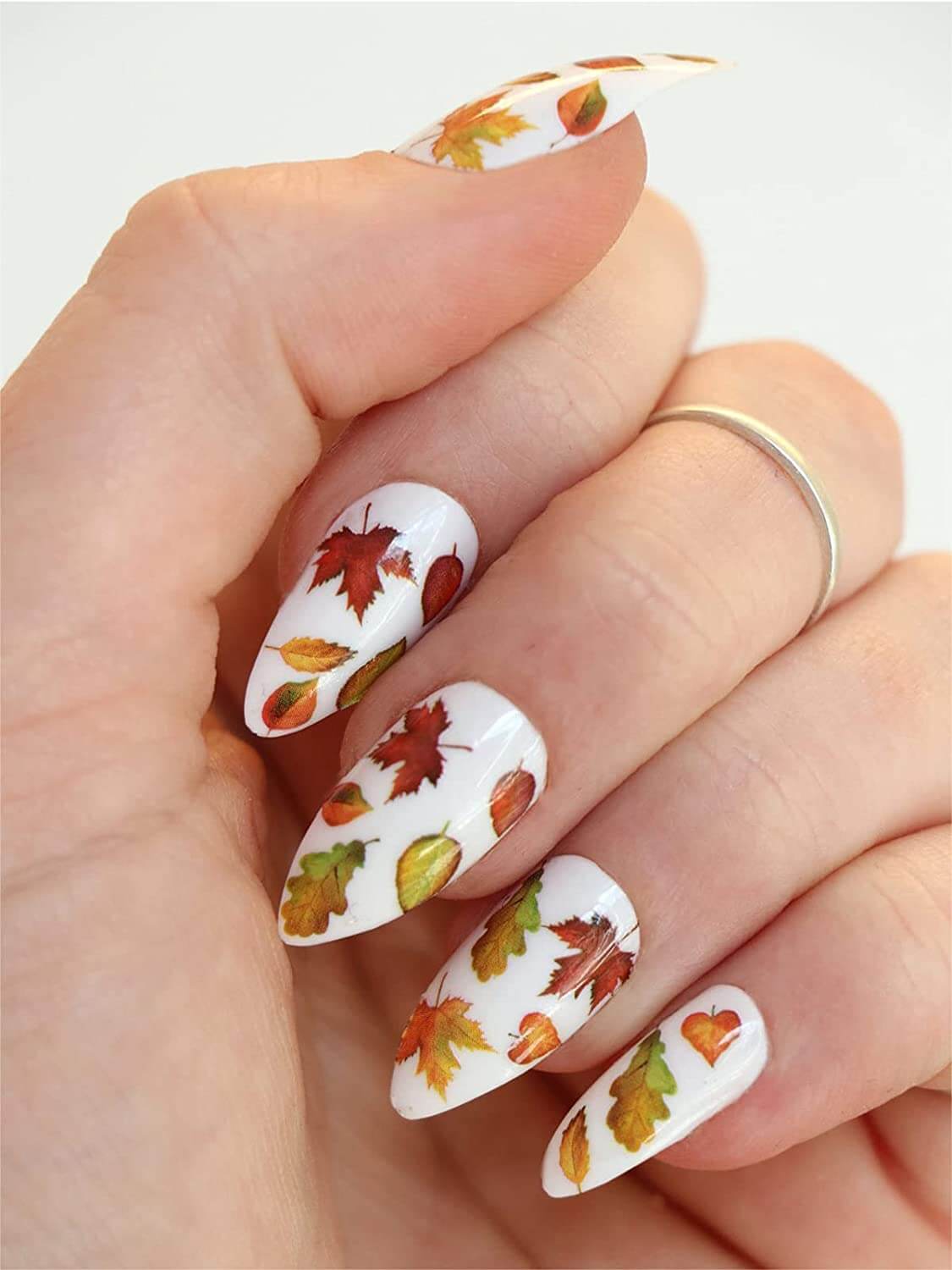 Kalolary Fall Nail Art Sticker Decals 12 Sheets