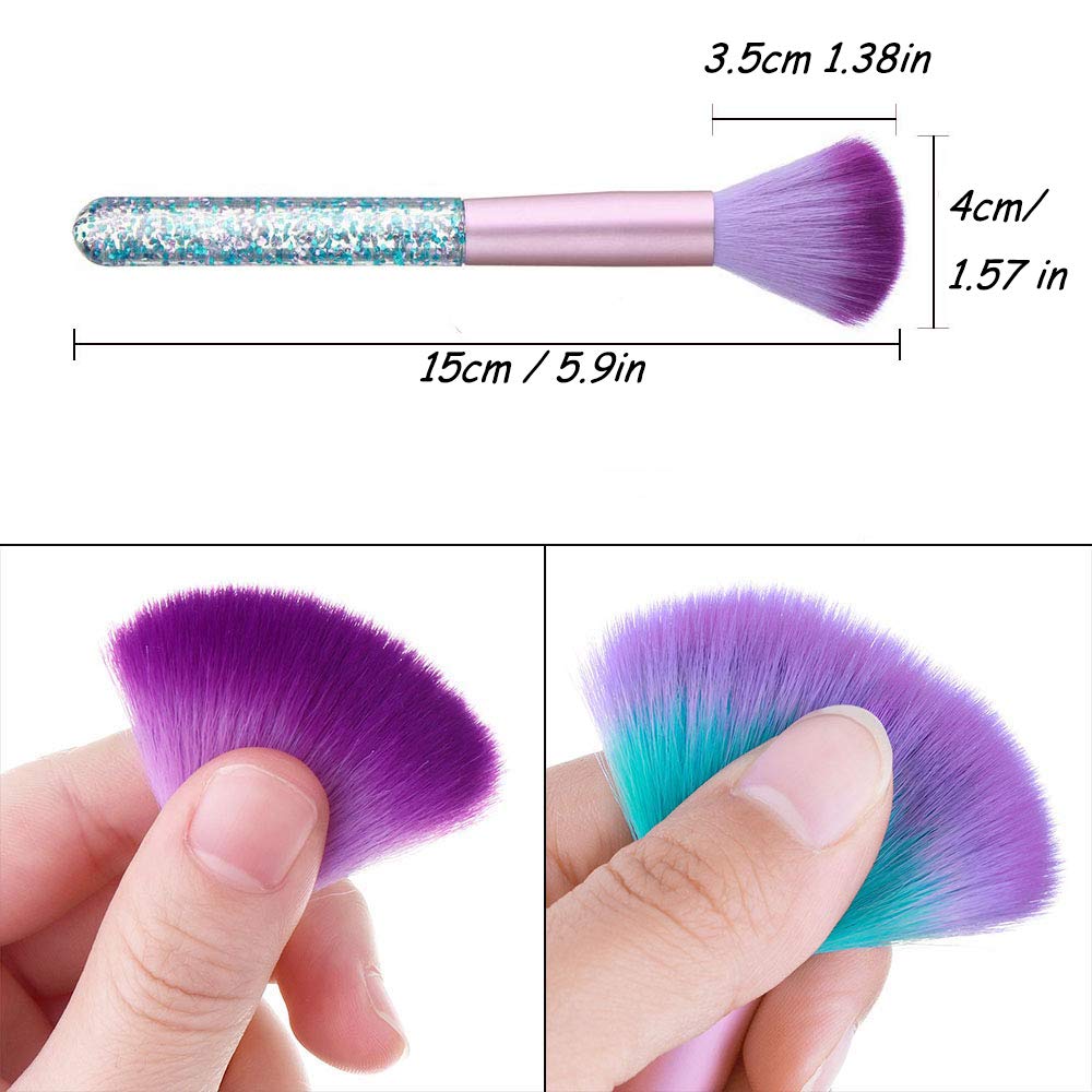 Kalolary 3 Pcs Nail Dust Brush （A）