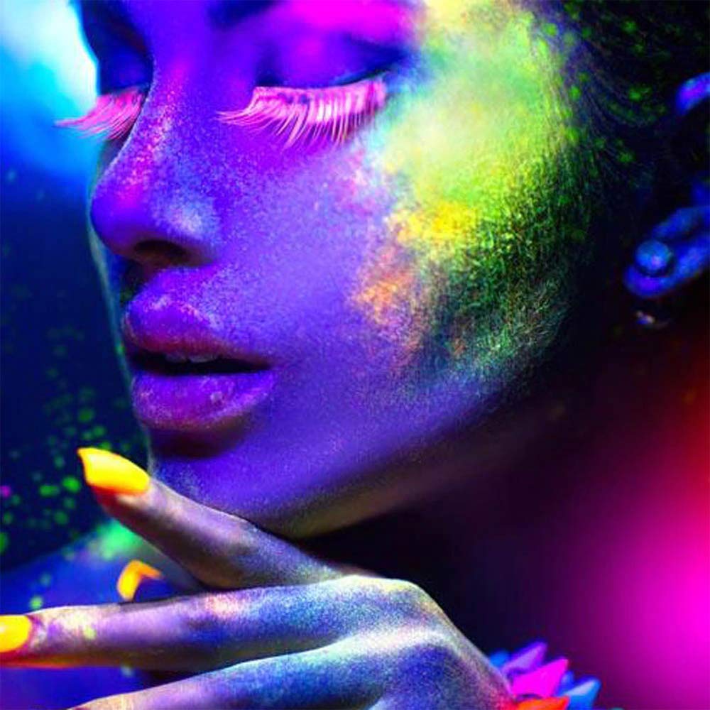 Kalolary 24 Colors Neon Eyeshadow Glow