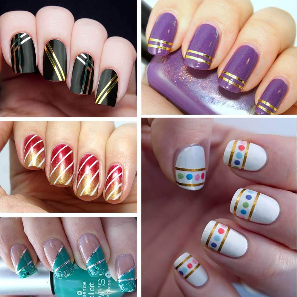 Kalolary 3D Strip Line Nail Stickers