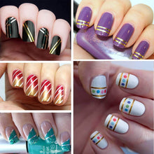 Load image into Gallery viewer, Kalolary 3D Strip Line Nail Stickers
