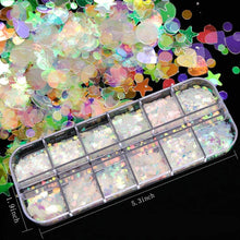 Load image into Gallery viewer, Kalolary Nail Glitter Sequins 10 boxes
