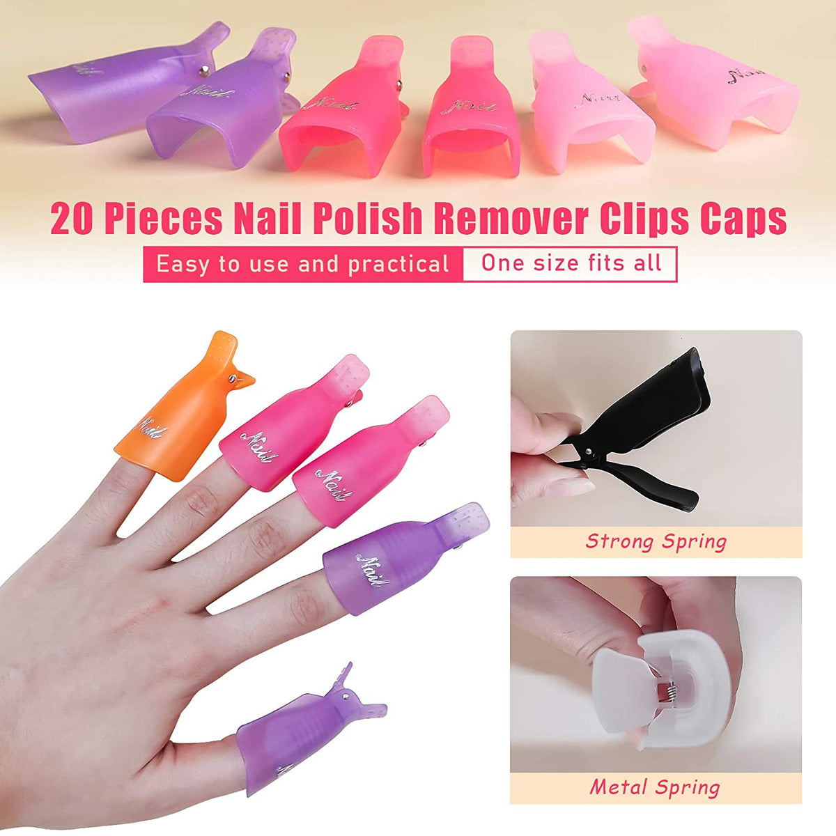Kalolary Glass Nail Files 45 Pcs