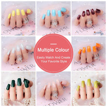 Load image into Gallery viewer, Kalolary 32 Colors  Assorted Colored False Full Nail Tips Press on Nails 768Pcs
