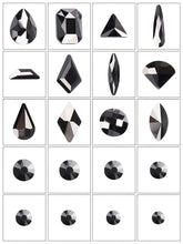 Load image into Gallery viewer, Kalolary Black Professional Nail Rhinestones Kit
