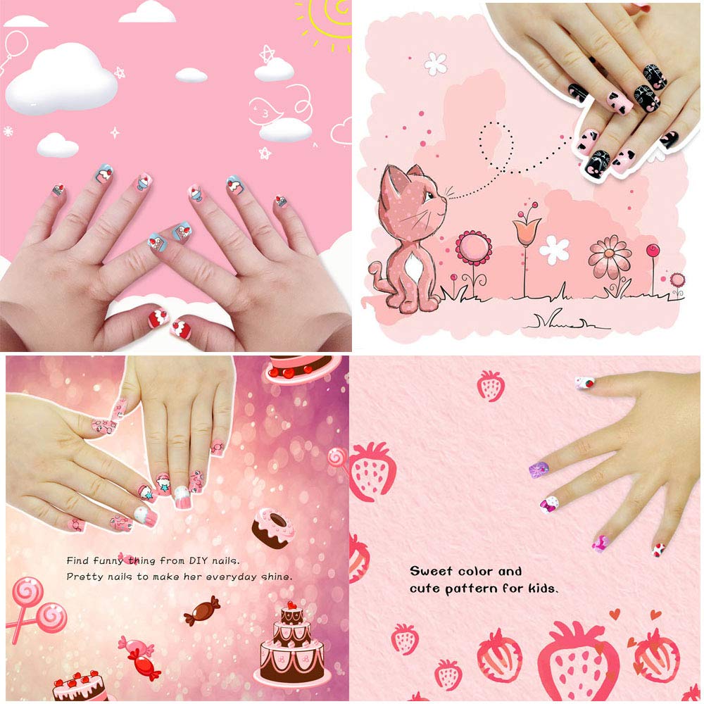 Kalolary Kids False Nail 144 PCS