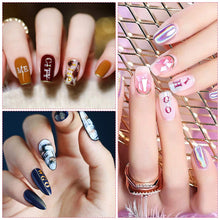 Load image into Gallery viewer, Kalolary Letters Nail Art Stickers 12 Sheets
