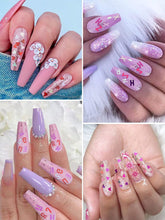 Load image into Gallery viewer, Kalolary 24 Grids Holographic Heart Nail Art Glitter Sequins
