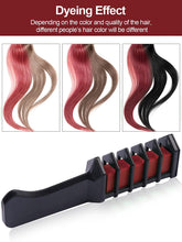 Load image into Gallery viewer, Kalolary Green &amp; Red Hair Chalk Comb 10 PCS
