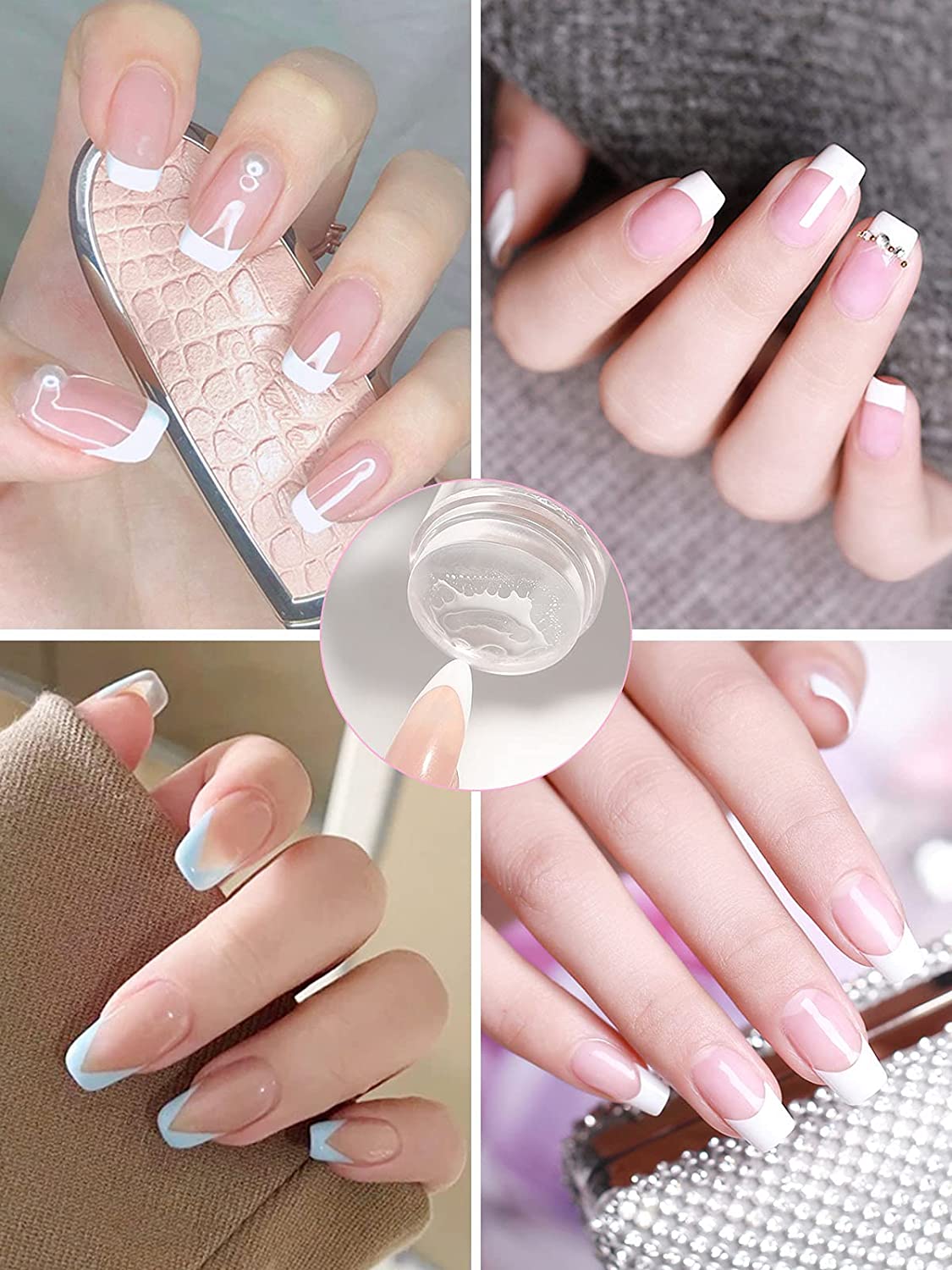 Kalolary 2 PCS Nail Art Stamper Kit